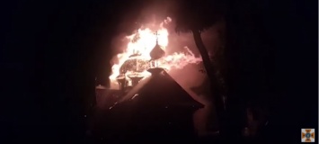 Ранним утром в Кривом Роге горел мужской монастырь, - ФОТО