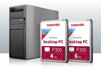 Емкость жестких дисков Toshiba P300 достигла 6 Тбайт