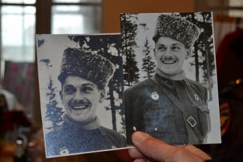 В День Неизвестного солдата активисты посетили алупкинского ветерана ВОВ Александра Крижевского