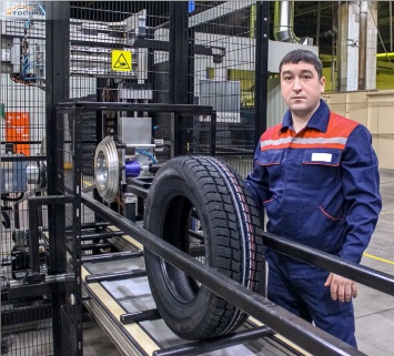 На «Нижнекамскшине» установлено новое шведское оборудование для ошиповки зимних шин