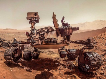 Ровер Curiosity прислал красивый снимок марсианского рассвета
