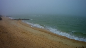 В Кирилловке море окутано туманом (фото)