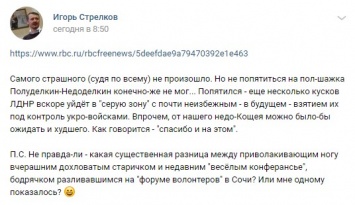 Гиркин назвал Путина "недо-Кощеем"