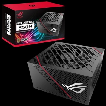 Блоки питания ASUS ROG-STRIX-550G могут работать с пассивным охлаждением