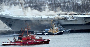 Число пострадавших на "Адмирале Кузнецов" возросло до 14 человек