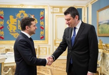 Зеленский в Киеве встретился с премьер-министром Грузии