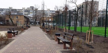 На Березняках открылся парк после капитального ремонта, - ФОТО