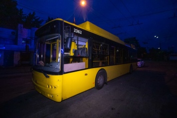 В Киеве два ночных троллейбуса изменят маршруты на пару дней