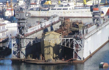 Подводная лодка Б-380 находилась в плавдоке ПД-16 ибыла списана