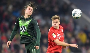 Бавария дожала Вольфсбург в конце матча