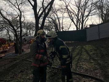 Аркадия: при пожаре в катакомбах погиб неизвестный мужчина