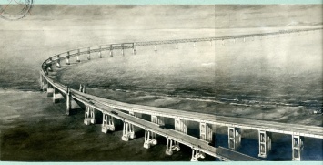 Каким хотели построить Крымский мост в СССР: проект 1949 года (ФОТО)