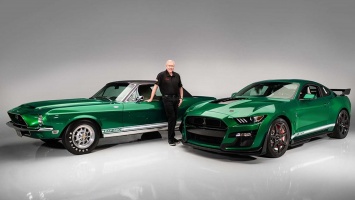 Ford Mustang Shelby GT500 прикинулся «Зеленым шершнем»