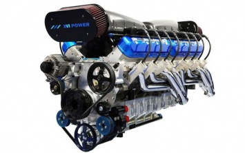 Морской 2200-сильный двигатель адаптировали для автомобилей (ВИДЕО)