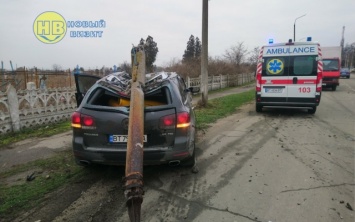 В Геническе виновник ДТП скрылся с места случившегося