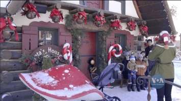 Деревня Санта-Клауса: снежная сказка расположилась посреди солнечной Калифорнии