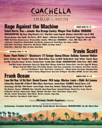 Coachella 2020: список хедлайнеров фестиваля