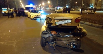 В Харькове пьяный неадекват спровоцировал ДТП и пытался скрыться с места аварии