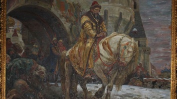 Считали потерянной 80 лет. В Киеве можно увидеть картину Михаила Панина «Тайный выезд Ивана Грозного перед опричниной»