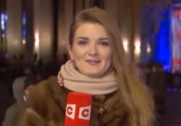 Елена Козлова вела репортаж о Забеге трезвости на улицах Минска
