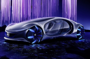 Mercedes представил футуристический концепт автомобиля из 22-го века