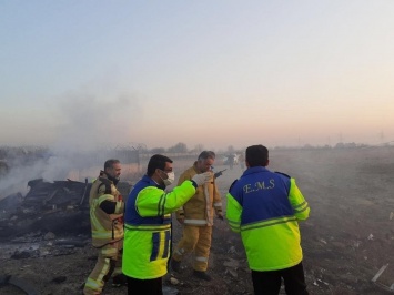 В Тегеране разбился самолет, который летел в Киев