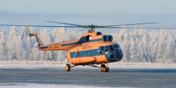 В России у вертолета Ми-8, перевозившего детей, отказал двигатель