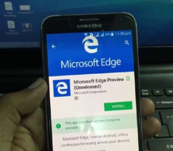 В Microsoft Edge для Android добавили новые функции