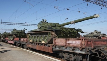 Миссия ОБСЕ зафиксировала танки на поезде, ехавшем в оккупированное Дебальцево