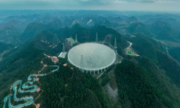 В Китае ввели в эксплуатацию крупнейший в мире сферический радиотелескоп