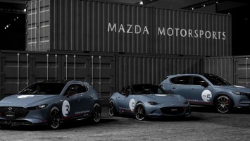 Mazda показала гоночные версии Mazda3, MX-5 Miata и CX-5
