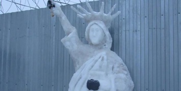 Заключенные в Чувашии слепили статую Свободы ради духовного оздоровления