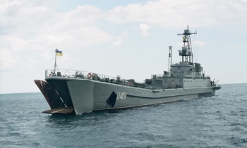 "Укроборонпром" отремонтировал крупнейший в Украине десантный корабль "Юрий Олефиренко"
