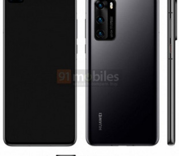 Опубликован качественный рендер смартфона Huawei P40