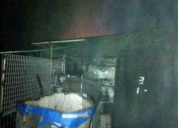 Под Одессой сгорел автомобиль в гараже