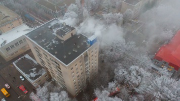 В Днепре загорелось общежитие медицинского колледжа