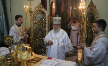 В праздник Богоявления митрополит Ириней возглавил Божественную Литургию в Свято-Троицком кафедральном соборе Днепра