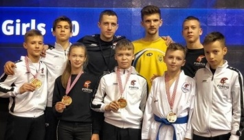 Юные каратисты из Николаева завоевали шесть наград на турнире в Хорватии