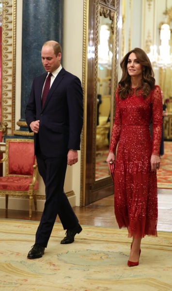 Герцогиня Кэтрин на приеме в Букингемском дворце