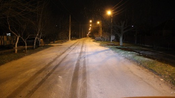 В Никополе выпал и исчез первый январский снег