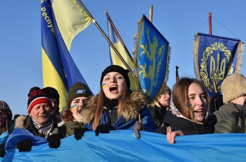Украинцы отмечают День Соборности