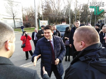 Дмитрий Разумков прибыл в Николаев