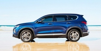 Обновленный Hyundai Santa Fe замечен с новыми светодиодными фарами