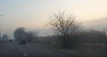 Автолюбители оценили состояние трассы Запорожье-Днепр (Видео)