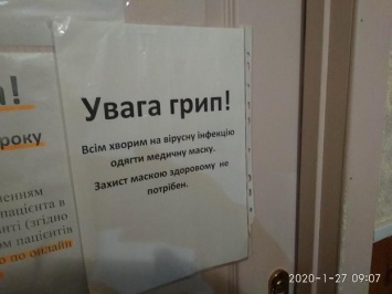 В амбулаториях Павлограда объявлена локальная эпидемия гриппа, детей в эти очаги инфекции лучше не приводить