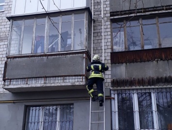 В Ирпене спасателям пришлось лезть в окно