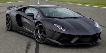 Lamborghini Aventador Carbonado 1250HP сгорел в пражском туннеле (ФОТО)