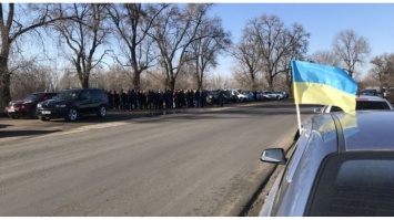 Жители Кривого Рога автопробегом отметили пятую годовщину со дня гибели Кузьмы Скрябина