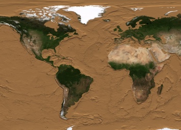 Экс-ученый NASA показал, какой будет Земля с высохшими океанами (видео)