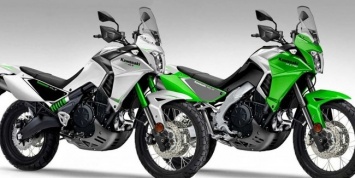 Внедорожный турист зеленого цвета: у Kawasaki появится турэндуро KLX700